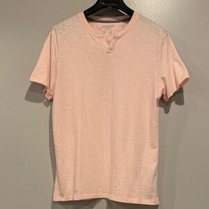 🔰BOGO🆓🔰 WORN ONCE Banana Republic Light Pink Short Sleeve Tee sz Medium